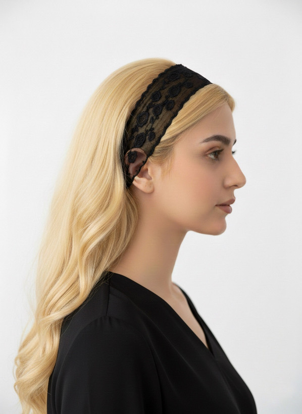 هدبند تور در رنگبندی